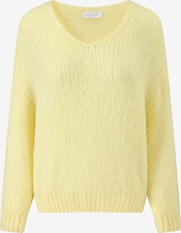 SASSYCLASSY Oversized sweater in Yellow: front
