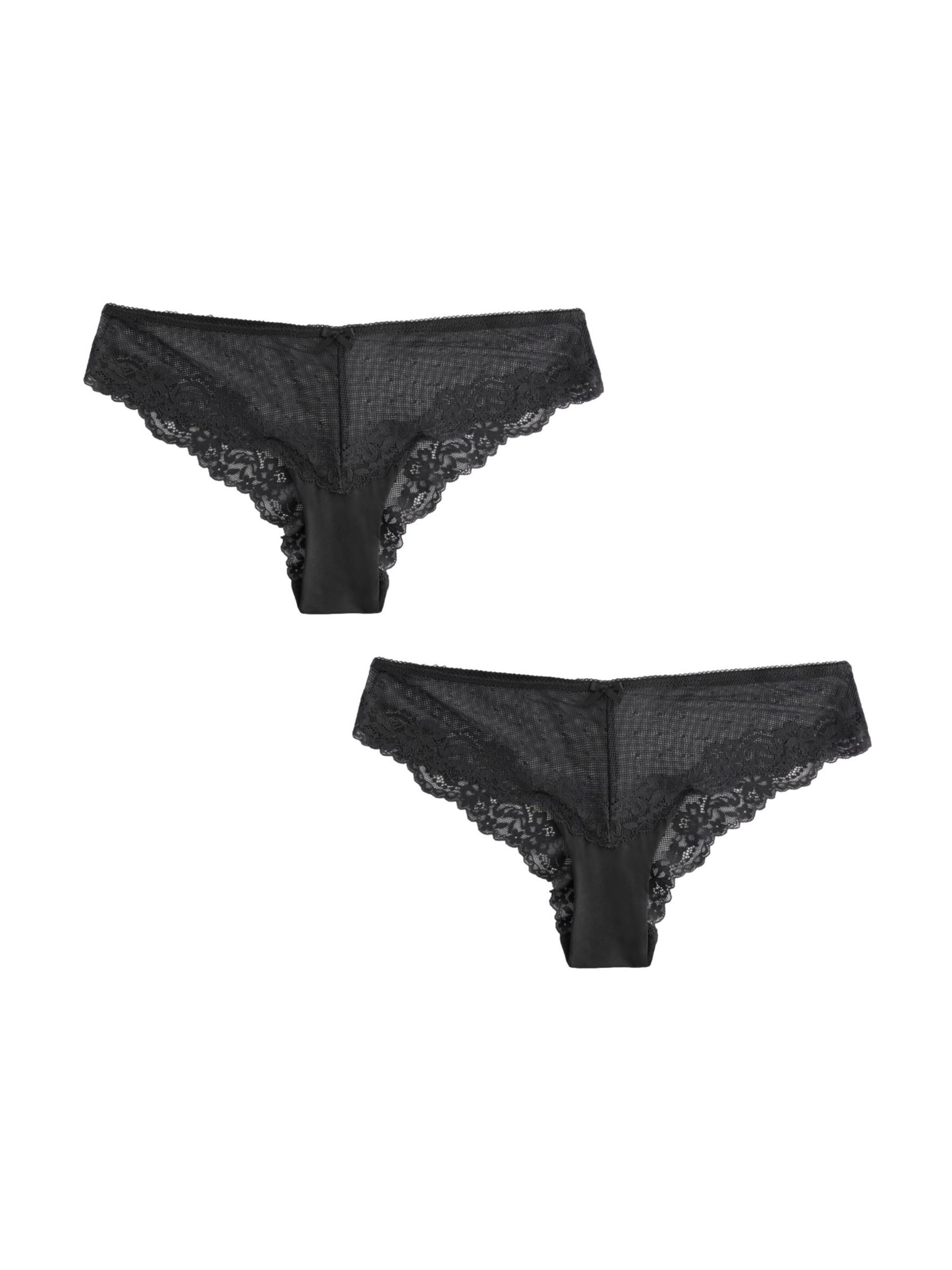 Slip Next en noir : devant