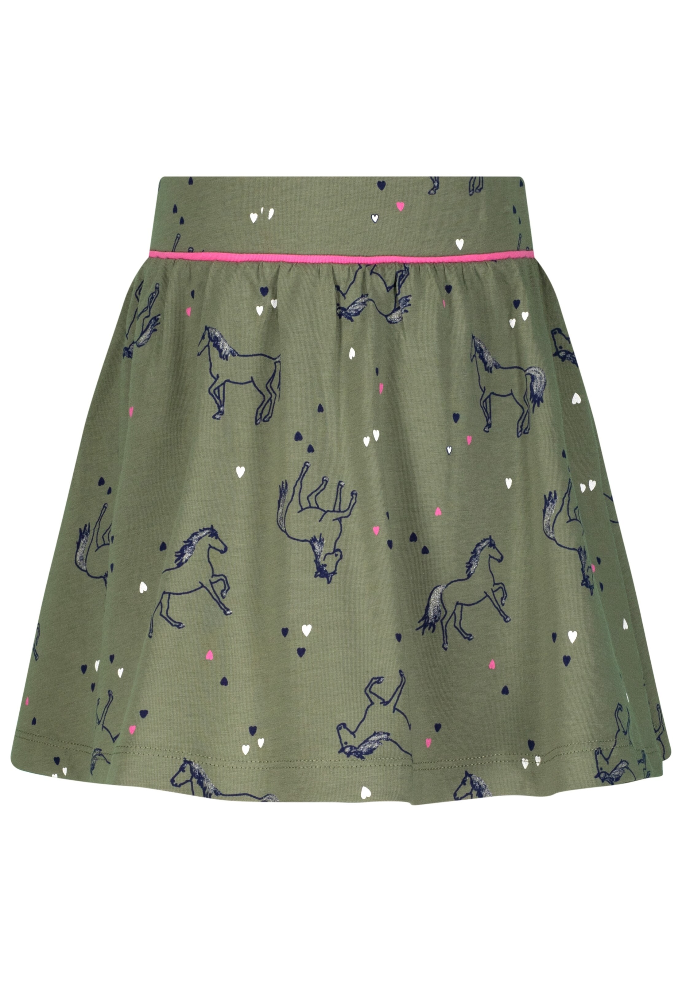 SALT AND PEPPER Skinny Skirt in Green
