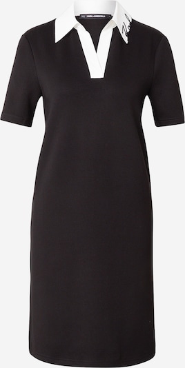 Suknelė iš Karl Lagerfeld, spalva – juoda / natūrali balta, Prekių apžvalga