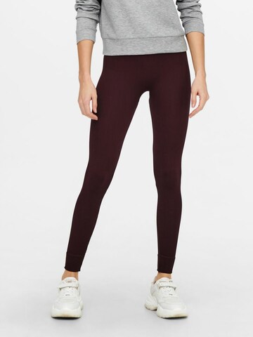 ONLY PLAY Workout Pants in Brown: front