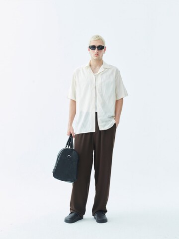Comfort fit Camicia 'Birmingham' di VAMOS CLO in beige