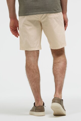 CAMP DAVID Regular Basic Shorts aus Twill mit Elastikbund in Beige