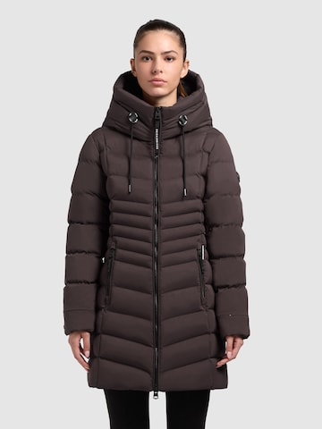 khujo Wintermantel 'Lava' in Lila: voorkant