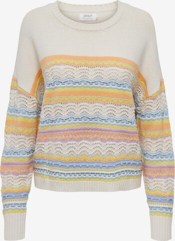 Pullover 'ADA' di ONLY in beige: frontale