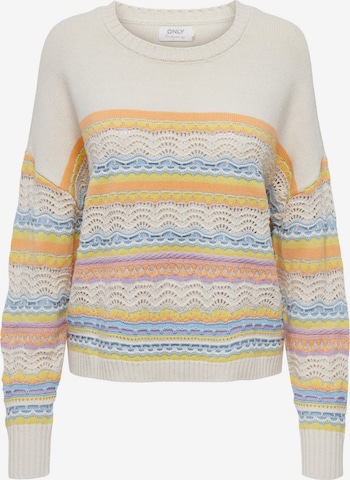 ONLY Pullover 'ADA' in Beige: predná strana