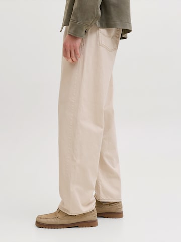 JACK & JONES Loose fit Jeans 'JJIALEX JJORIGINAL' in Beige