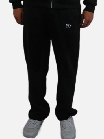 HEFTYKA Loose fit Workout Pants 'OPEN LEG JOGGER' in Black