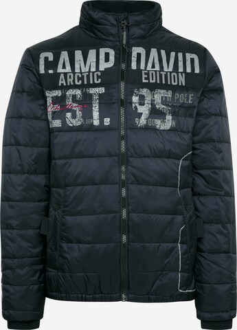 Veste d’hiver CAMP DAVID en bleu : devant