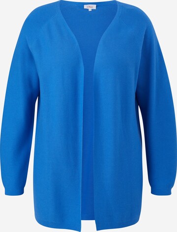 s.Oliver Knit Cardigan in Blue: front