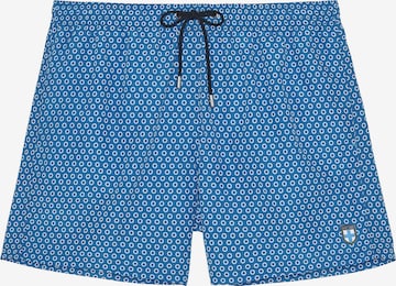 HOM Beach Boxer ' Lourmarin ' in Blau: predná strana