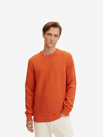 TOM TAILOR Sweater in Orange