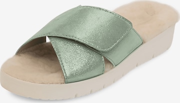 VITAFORM Slippers in Green: front