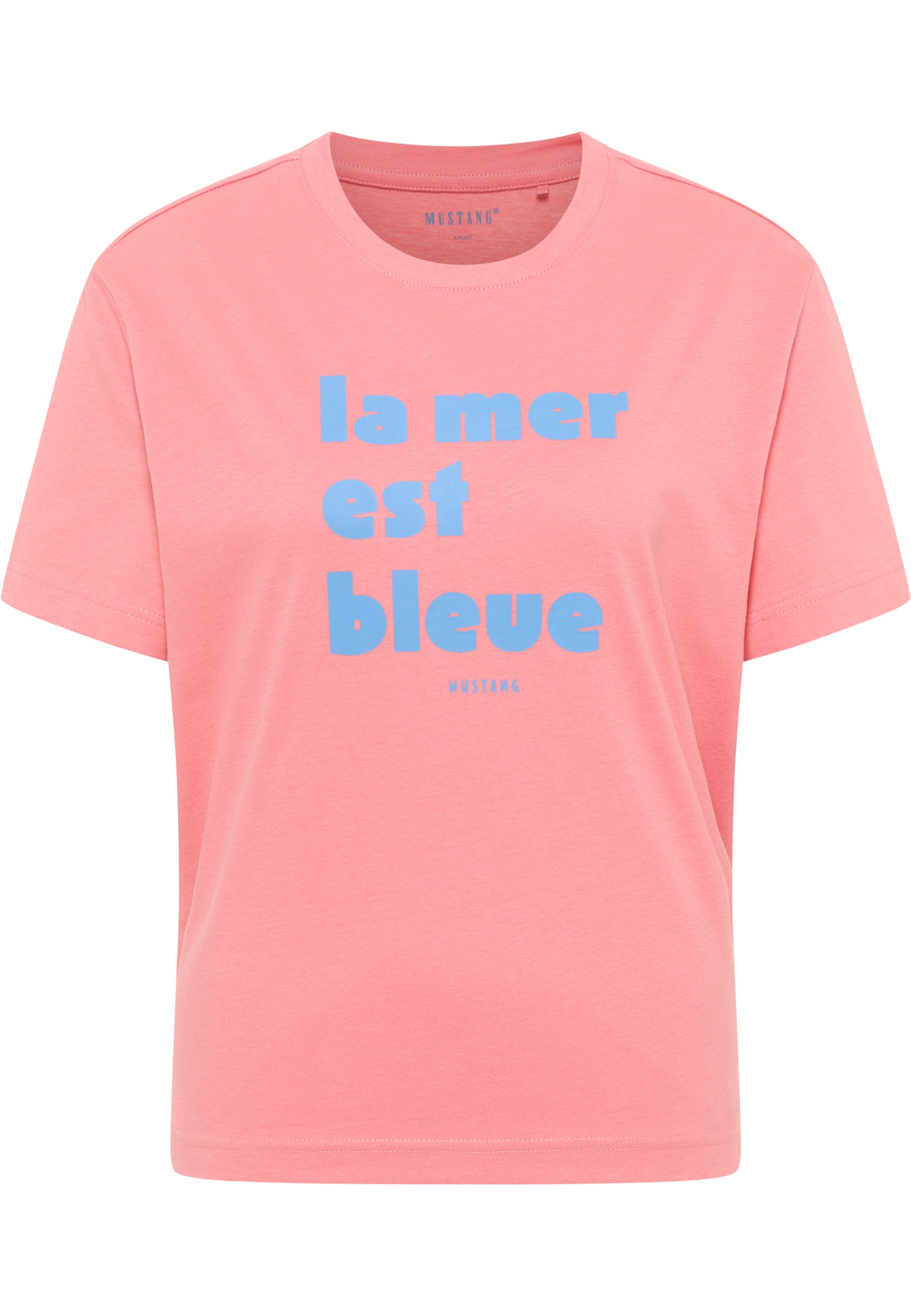 MUSTANG Shirt 'Floris' in Pink: front