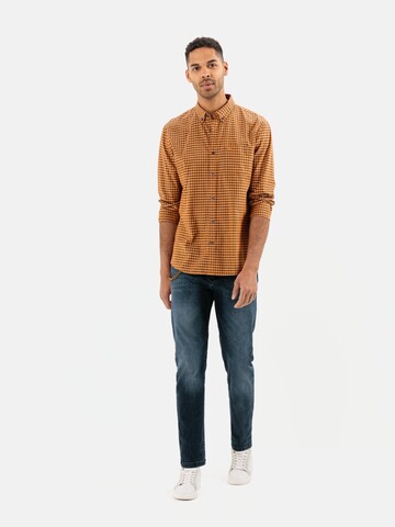 CAMEL ACTIVE Regular fit Button Up Shirt in Orange