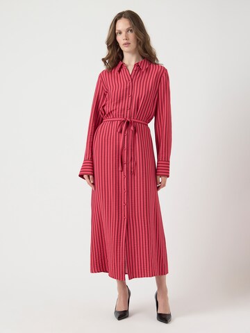 YAS Shirt Dress 'YASKAYA' in Red
