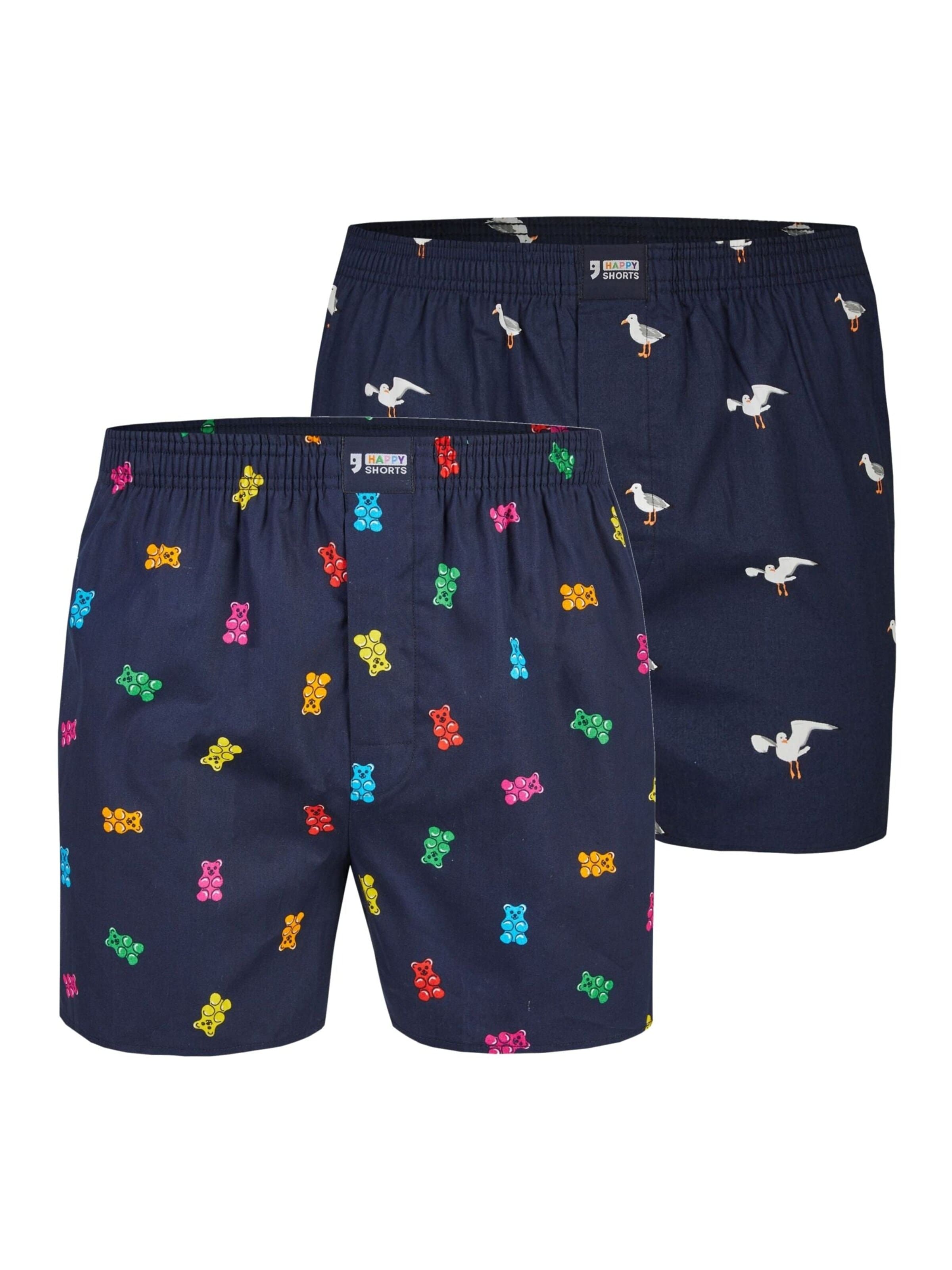 Happy Shorts Boxershorts‌‌‌‌‌‌‌‌ in Blau: Vorderseite