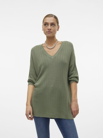 Pull-over VERO MODA en vert : devant