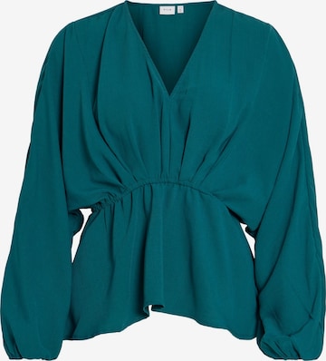 Chemisier 'VISELIA' VILA en vert : devant