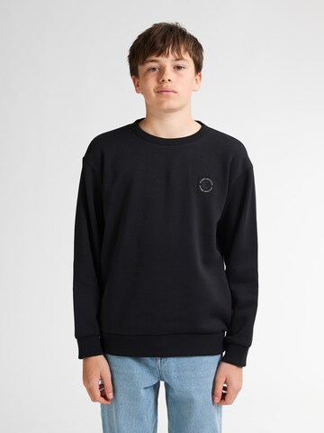 Petrol Industries Sweatshirt 'Adirondack' in Zwart: voorkant
