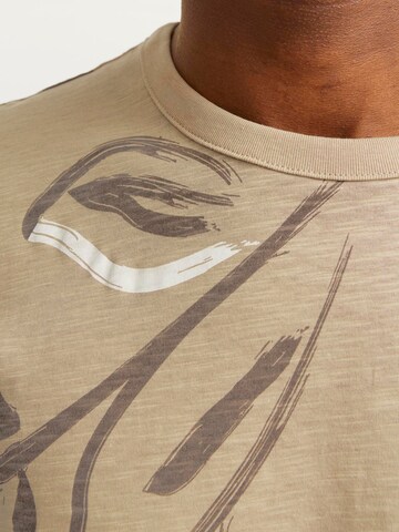 JACK & JONES T-Shirt 'Palma' in Beige