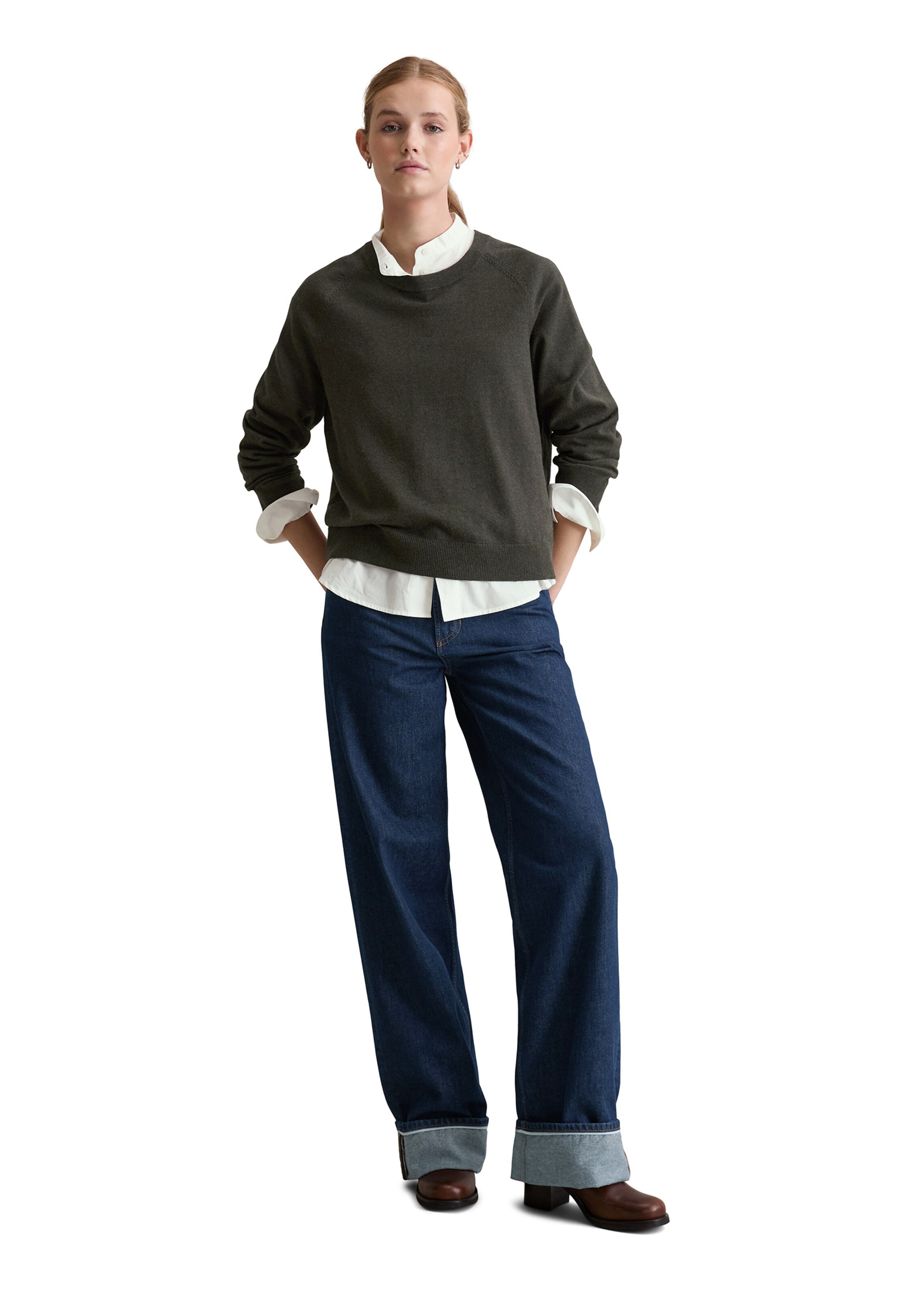 Marc O'Polo DENIM Pullover in Grau