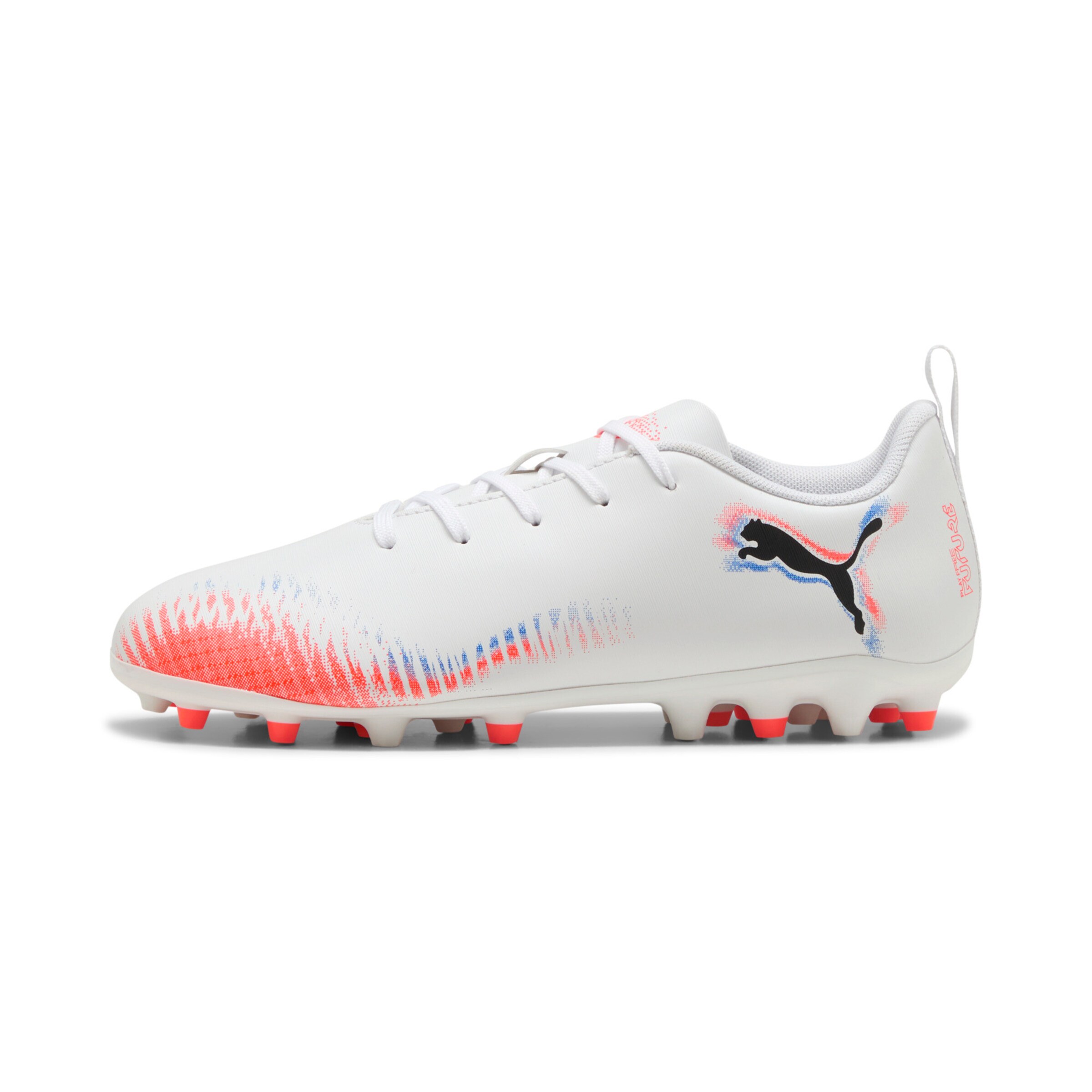 PUMA Soccer Cleats in White: front