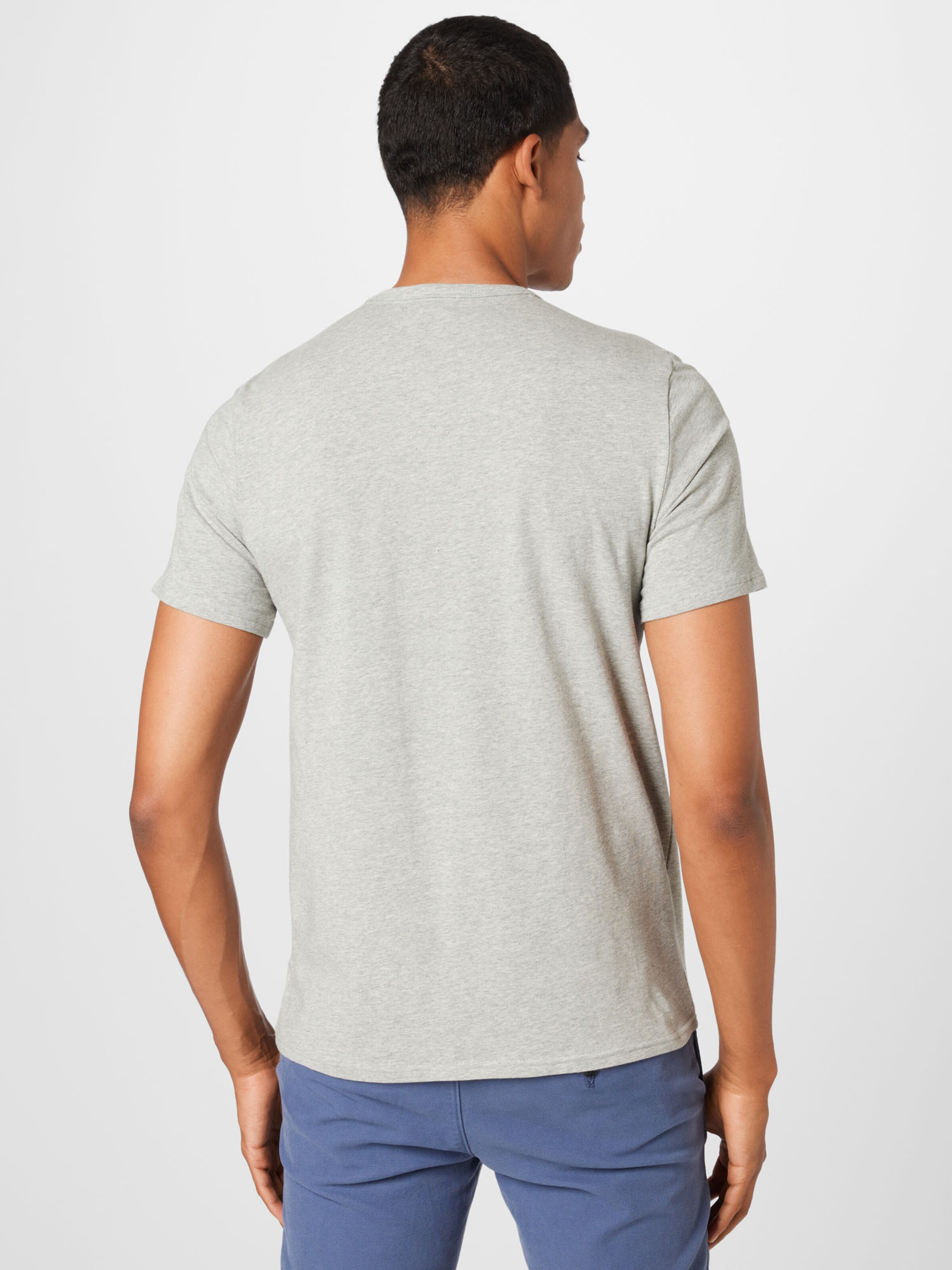 Männer Shirts Calvin Klein Schlafshirt in Grau, Graumeliert - VD23127