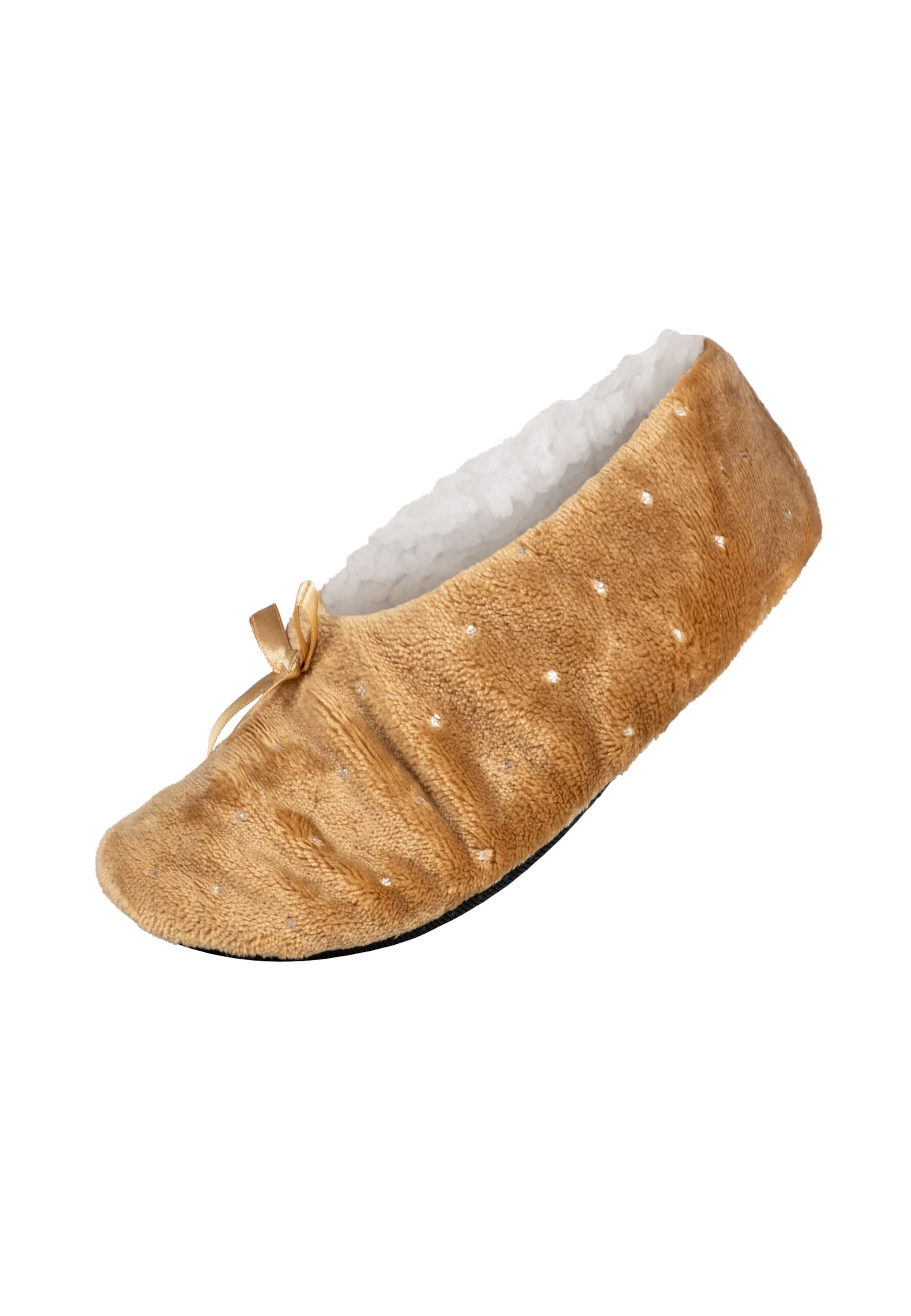 camano Slipper in Beige: front