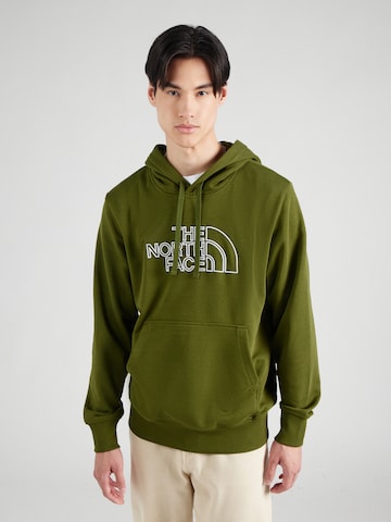 Bluză de molton 'DREW PEAK' de la THE NORTH FACE pe verde: față