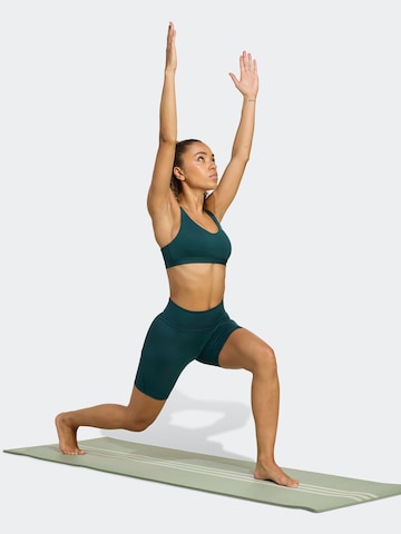 ADIDAS PERFORMANCE - Skinny Pantalón deportivo 'All Me Ess' en verde: frente
