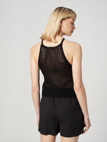 A LOT LESS Knitted Top 'Rosa' in Black