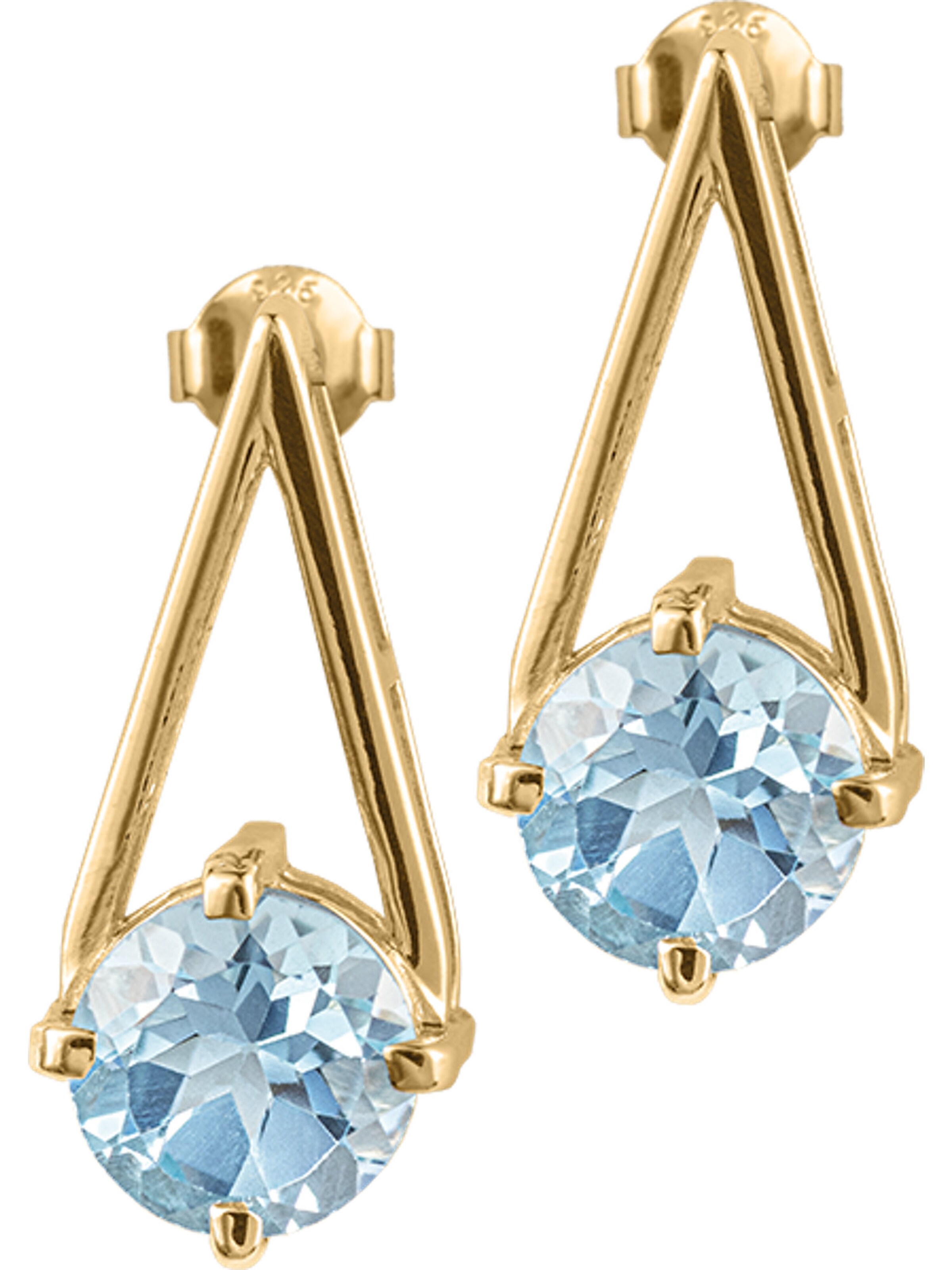 Jacques Lemans Ohrring in Gold: Vorderseite