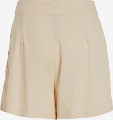 VILA - regular Pantalón plisado 'Prina' en beige