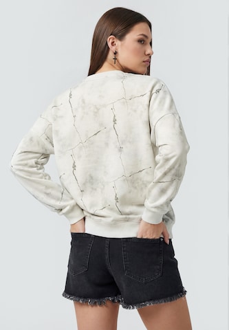 Sweat-shirt myMo ROCKS en beige
