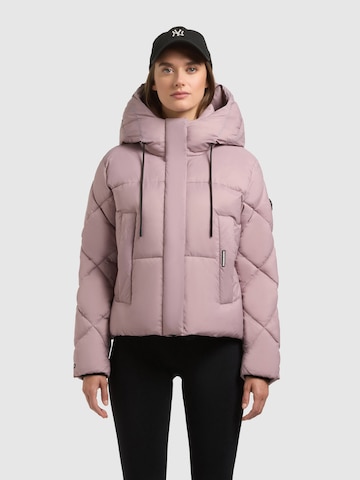 Veste d’hiver 'Dafna' khujo en rose : devant