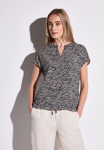 STREET ONE Blouse in Blue: front