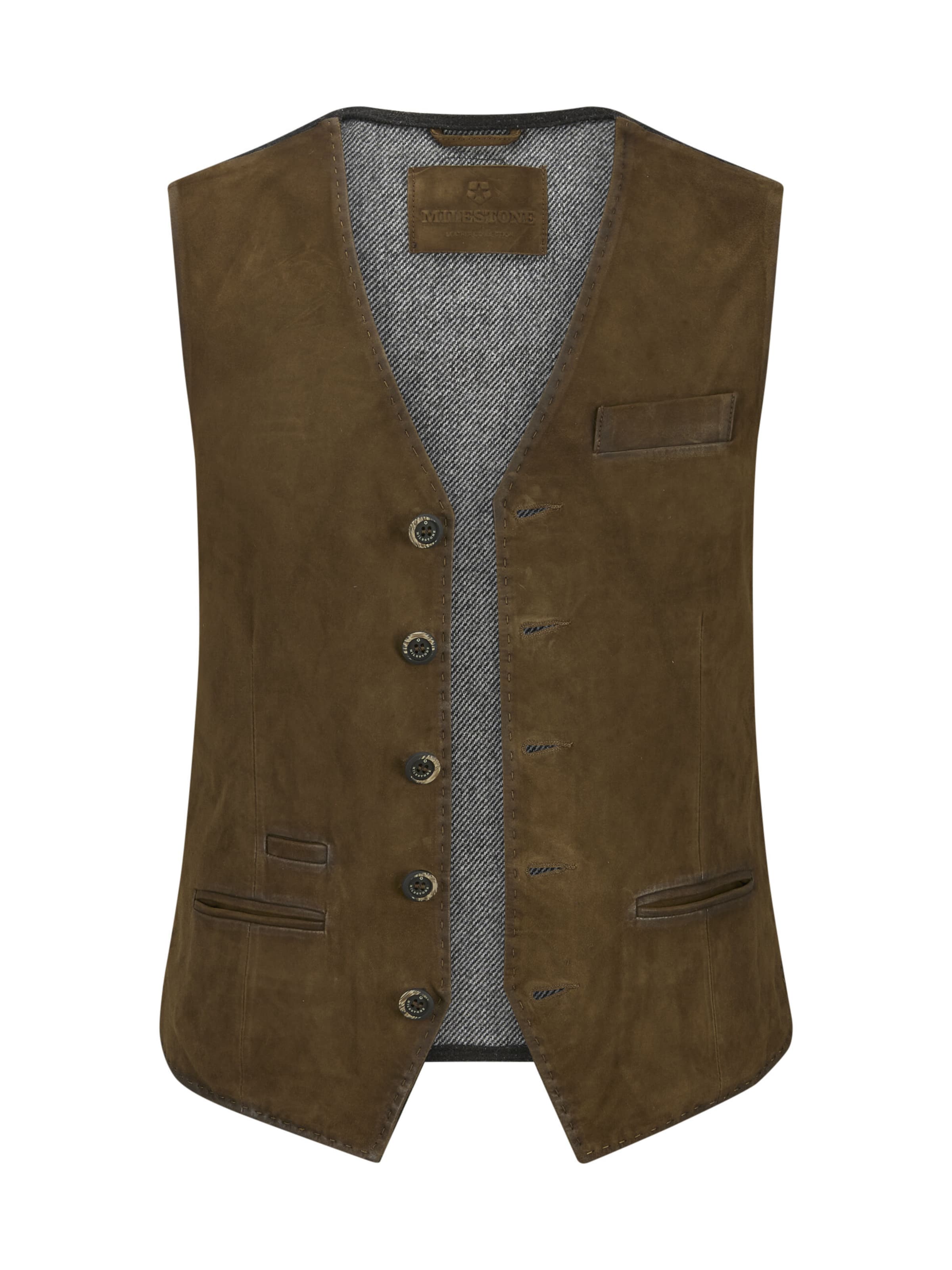 MILESTONE Bodywarmer 'MSRenzo' in Bruin