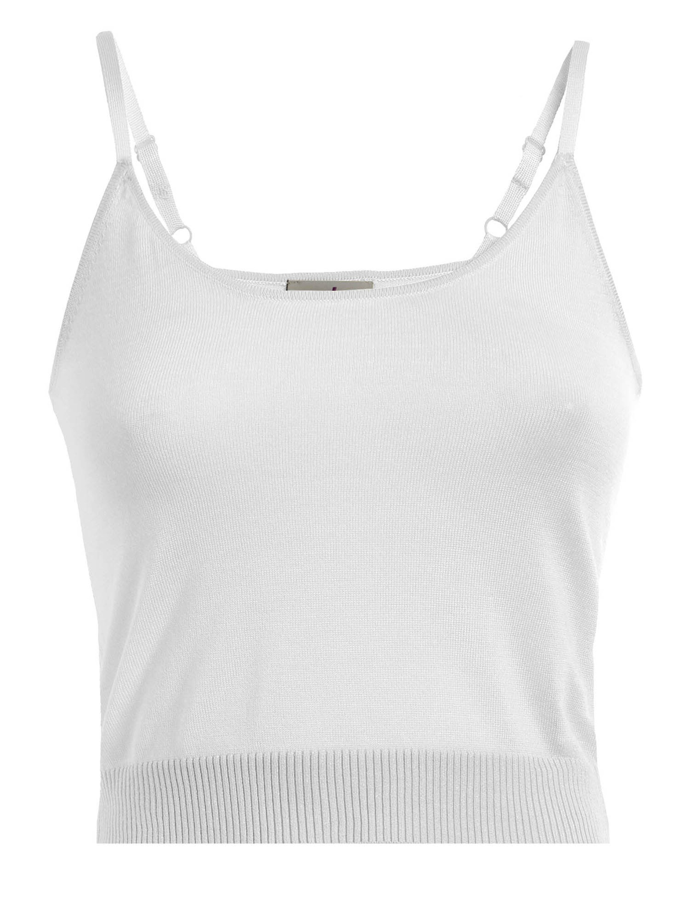 DEHA Gebreide top 'Fest' in Wit: voorkant