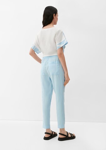 s.Oliver Tapered Hose in Blau