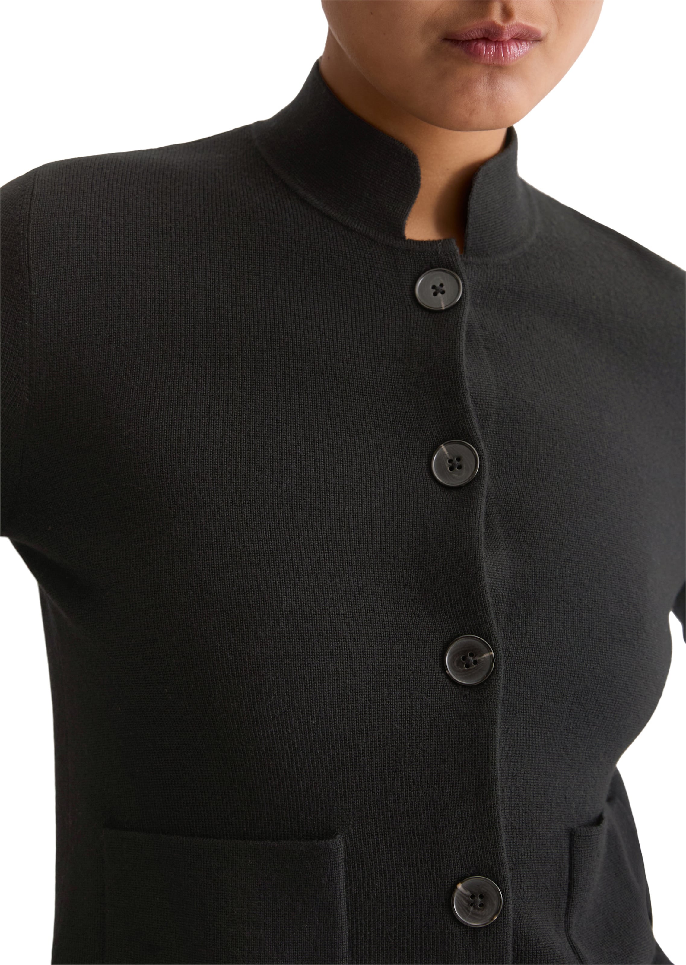 Marc O'Polo Strickjacke in Schwarz