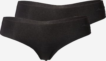 SLOGGI Thong 'ZERO Modal 2.0 H' in Black: front