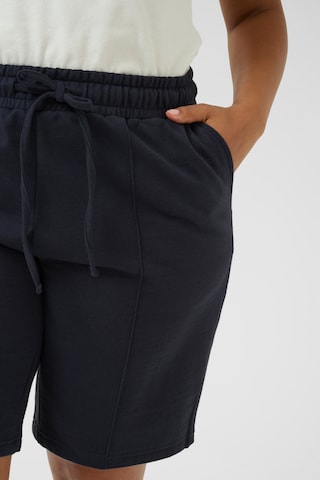 KAFFE CURVE Regular Trousers 'Ann' in Blue