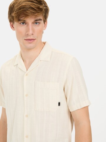 CAMEL ACTIVE Regular fit Button Up Shirt in Beige