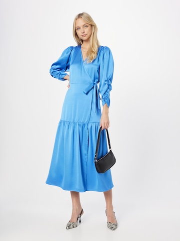 Robe 'Mira' co'couture en bleu