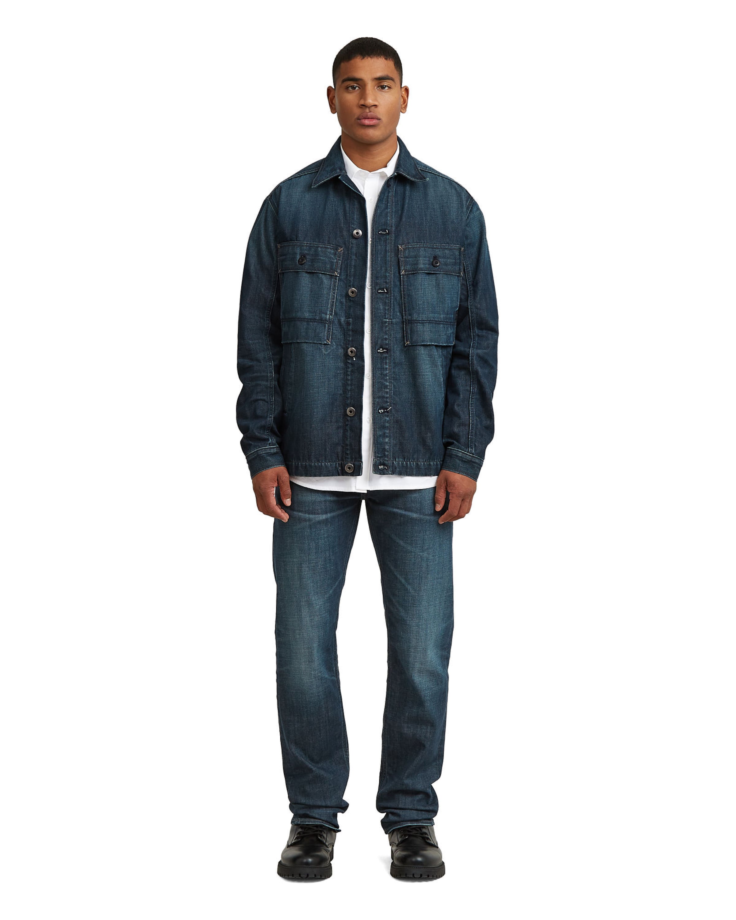 G-STAR Slimfit Jeans - 'Streem Slim Tapered Jeans' in Blau