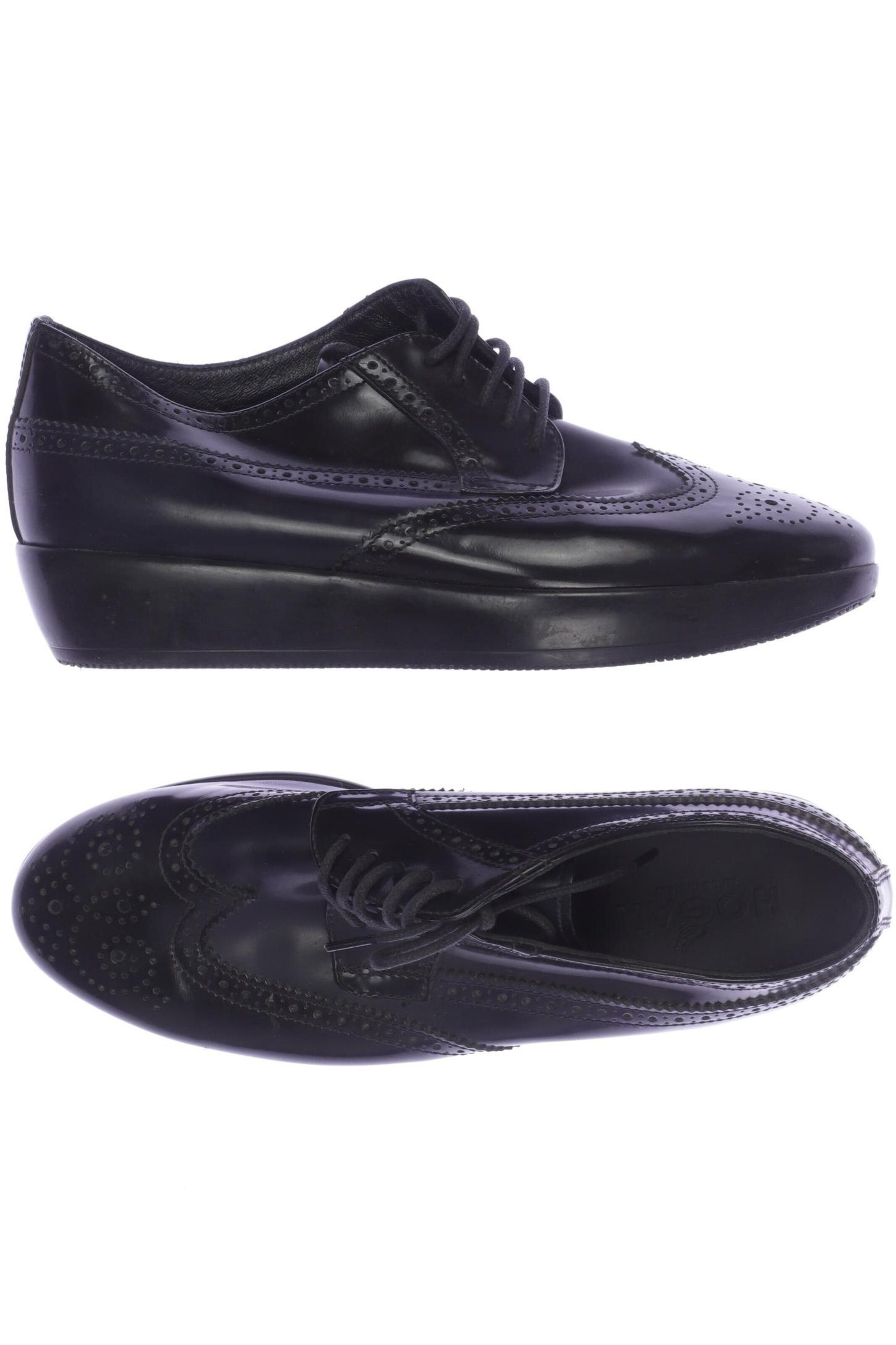 HOGAN Flats & Loafers in 37 in Black: front