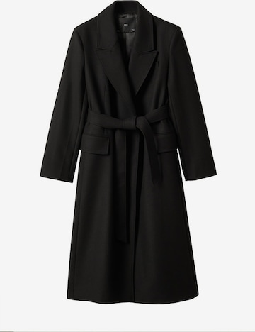 MANGO Between-Seasons Coat 'Paris' in Black: front