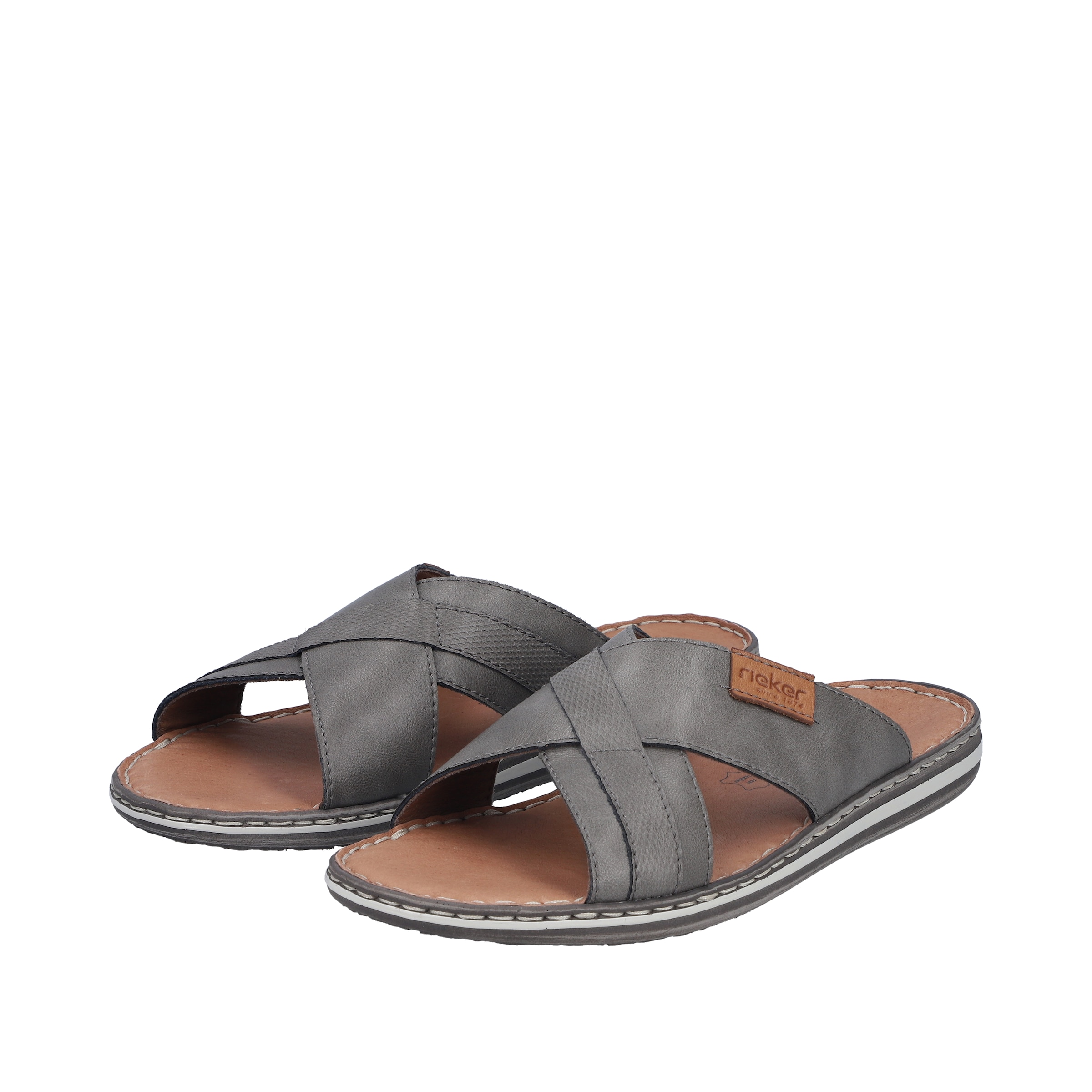 Mule Rieker en gris