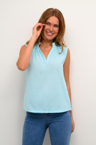 Camicia da donna di Kaffe in blu: frontale